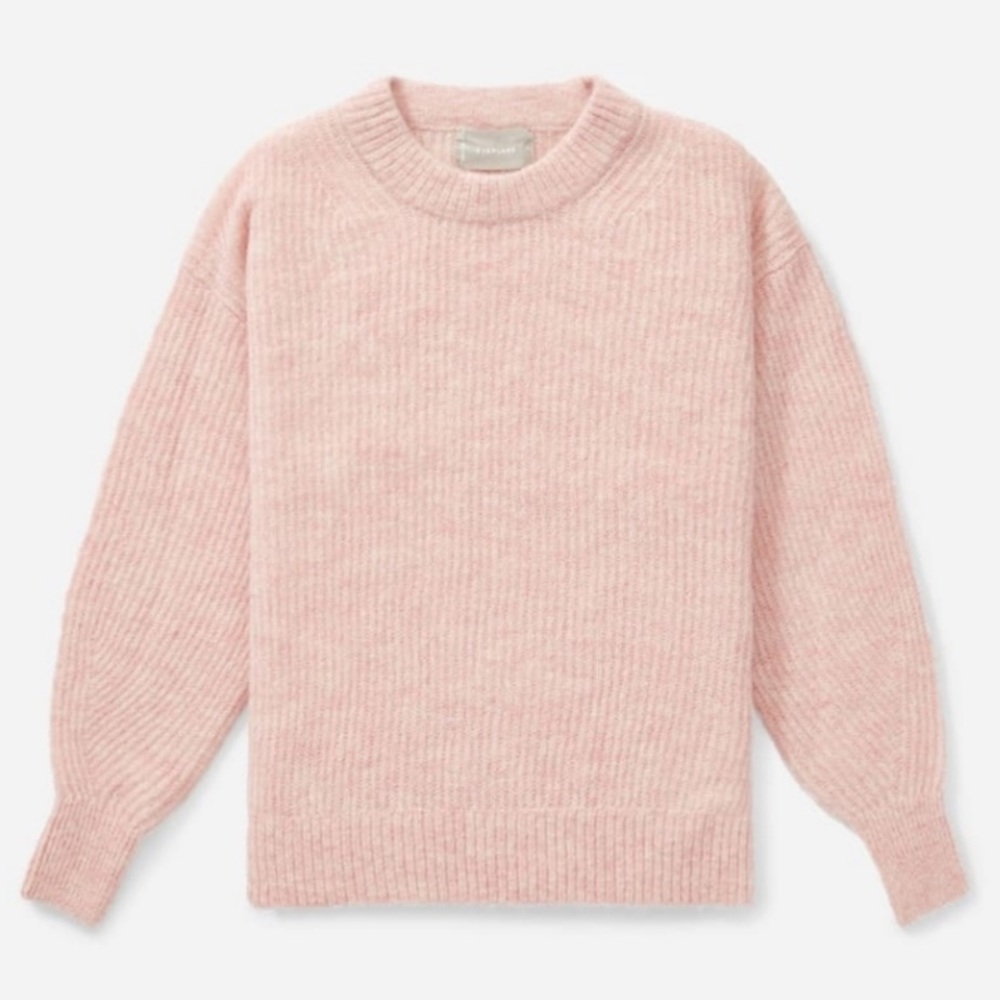 Everlane Alpaca blend Soft Pink Crew Neck Sweater